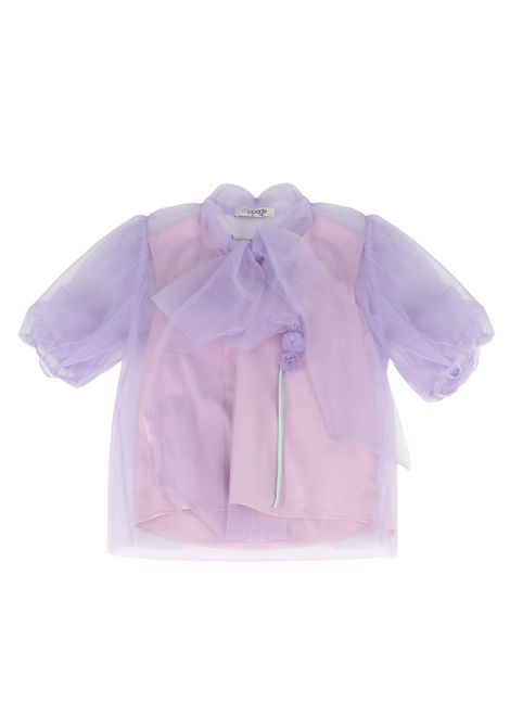 Camicia con fiocco A' LAPAGE | TRIESTE 25SAGTOP00003LILLA